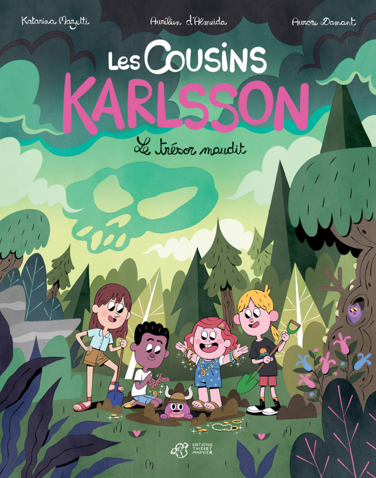 LES COUSINS KARLSSON - T3 - LE TRESOR MAUDIT - Katarina Mazetti, Aurélien D'almeida, Aurore Damant - THIERRY MAGNIER