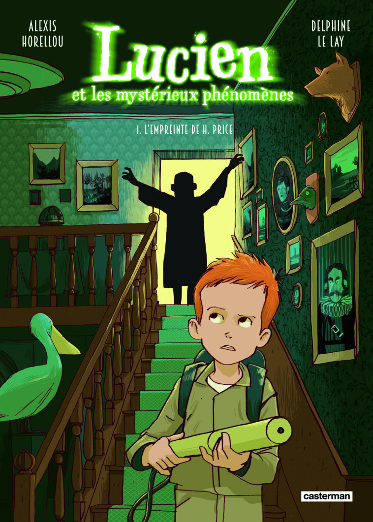 LUCIEN ET LES MYSTERIEUX PHENOMENES - VOL01 - L-EMPREINTE DE H. PRICE - NOUVELLE EDITION -  ALEXIS HORELLOU / DELPHINE LE LAY, Delphine Le Lay, Alexis Horellou - CASTERMAN