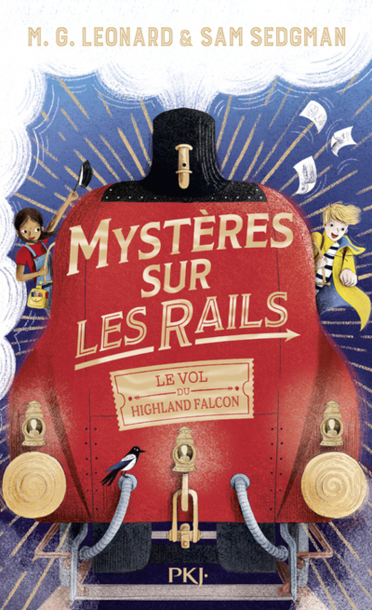 MYSTERES SUR LES RAILS - TOME 1 LE VOL DU HIGHLAND FALCON - M.G. Leonard, Sam Sedgman, Lilas Nord - POCKET JEUNESSE