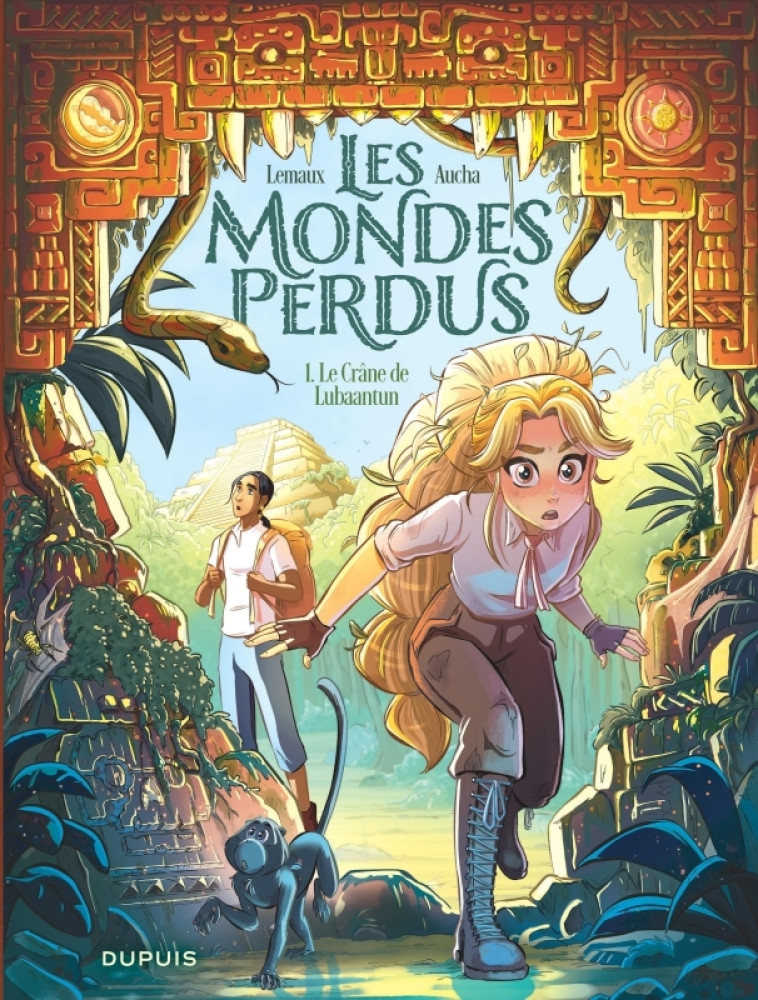 Les Mondes perdus - Tome 1 - Le Crâne de Lubaantun - Aucha Aucha, Lemaux Piedfert Isabelle Lemaux Piedfert Isabelle, Lemaux-Piedfert Isabelle Lemaux-Piedfert Isabelle - DUPUIS