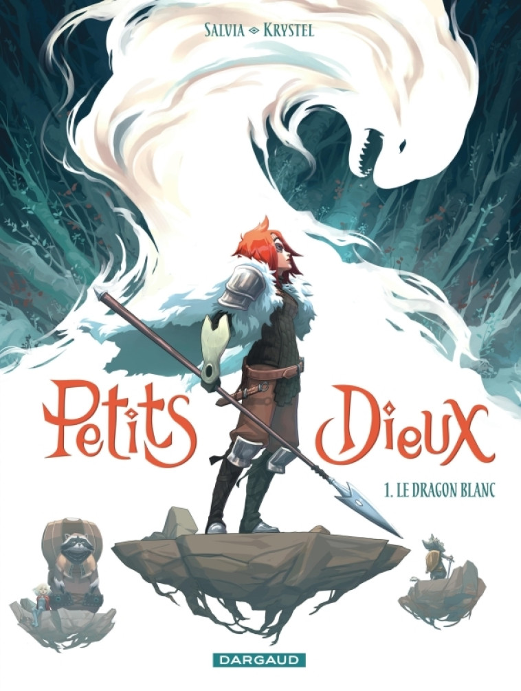 PETITS DIEUX - TOME 1 - LE DRAGON BLANC - Salvia Mathieu Salvia Mathieu, Krystel Krystel,  Salvia Mathieu,  Krystel - DARGAUD