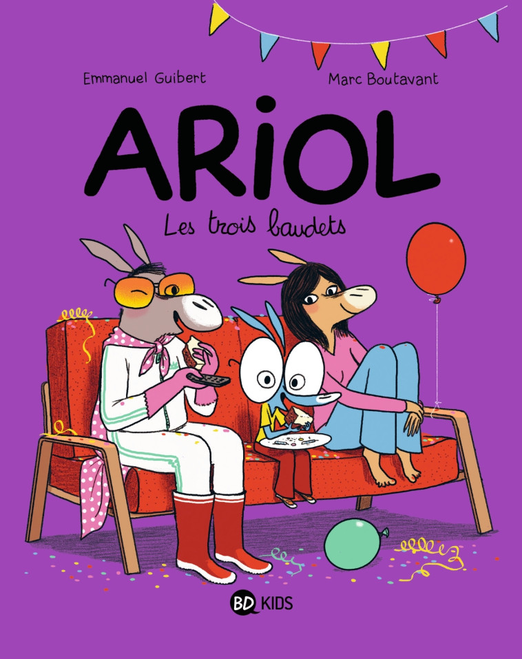 ARIOL, TOME 08 - LES TROIS BAUDETS - Emmanuel Guibert, Marc Boutavant - BAYARD JEUNESSE