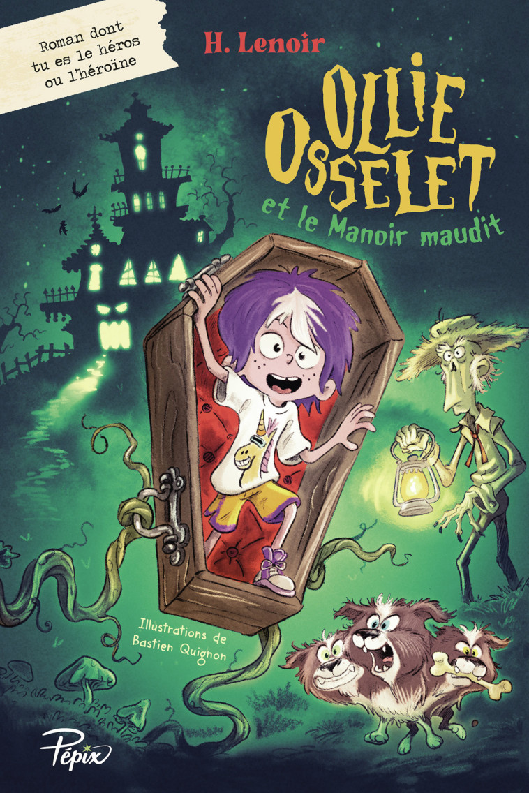 Ollie Osselet et le Manoir maudit - Bastien Quignon, H Lenoir - SARBACANE