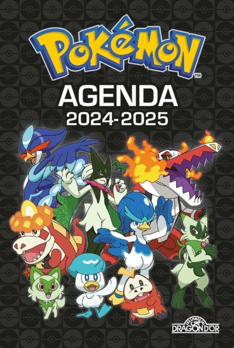 POKEMON - AGENDA 2024-2025 - NEW - The Pokémon Company The Pokémon Company - DRAGON D OR