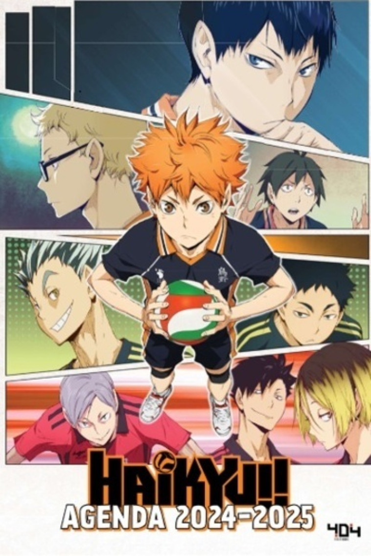 AGENDA HAIKYU!! 2024-2025 - Haruichi Furudate, CRUNCHYROLL CRUNCHYROLL - 404 EDITIONS