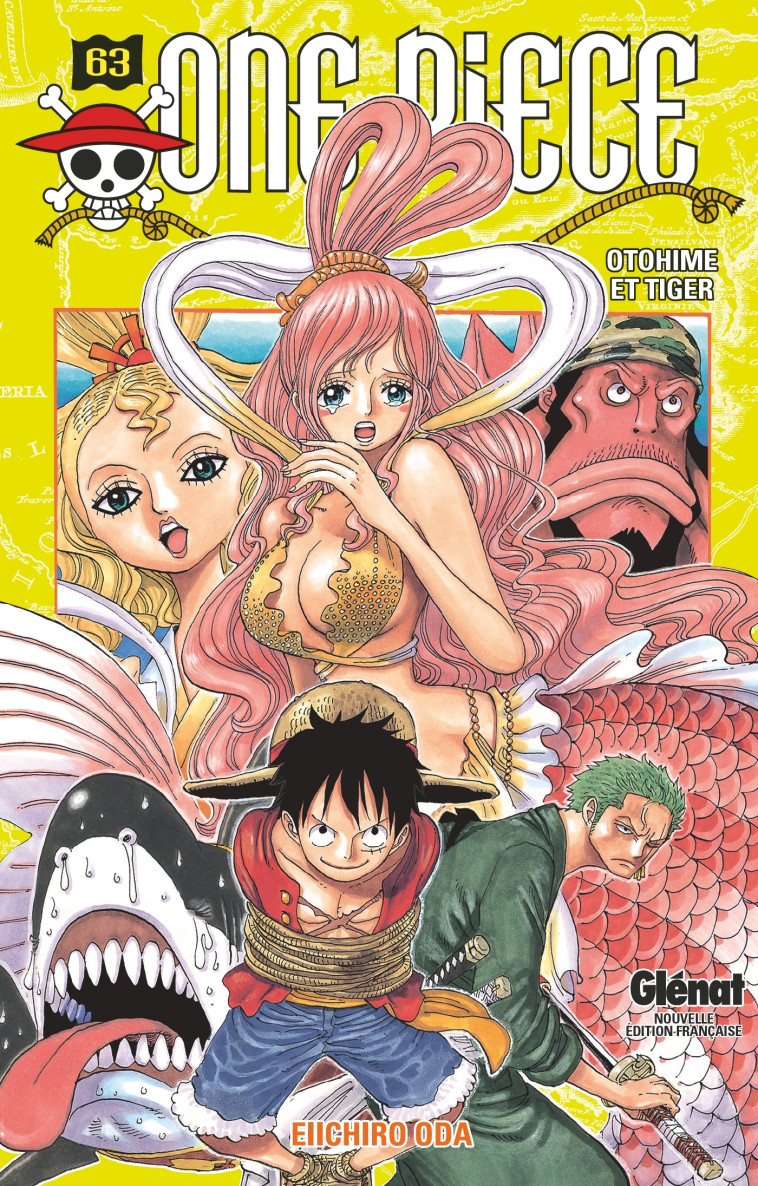 ONE PIECE - EDITION ORIGINALE - TOME 63 - OTOHIME ET TIGER - Eiichiro Oda - GLENAT