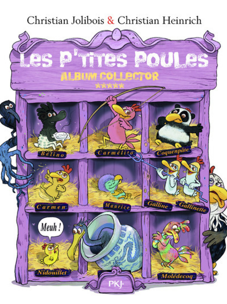 Les P'tites Poules - Album collector 5 (tomes 17 à 20) - Christian Jolibois, Christian Heinrich - POCKET JEUNESSE