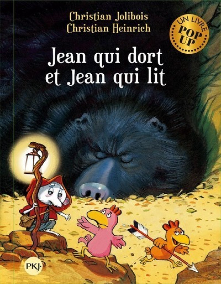 Les P'tites poules Pop-up - Jean qui dort et Jean qui lit - tome 7 - Christian Jolibois - POCKET JEUNESSE