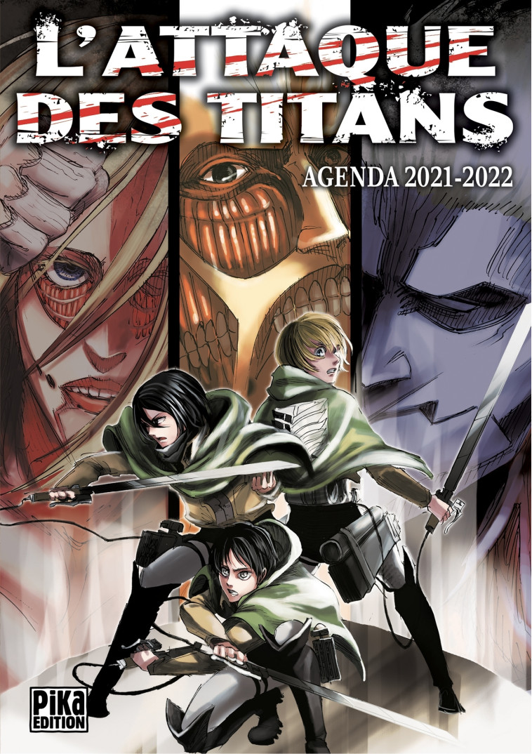 Agenda L'Attaque des Titans 2021-2022 - Hajime Isayama - PIKA