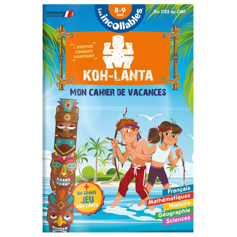 Cahier de vacances 2024 Koh Lanta - Les incollables - CE2 au CM1 - 8/9 ans - Play Bac Éditions Play Bac Éditions, El Gunto El Gunto, Valérie Cluzel,  El Gunto - PLAY BAC