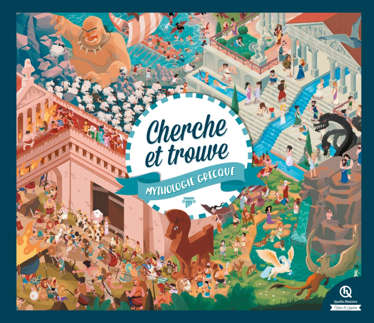 Cherche et trouve Mythologie grecque - Mathilde Sallé de Chou, Robin Pécontal Robin Pécontal, Bruno Wennagel, Mathieu Ferret, Guillaume Biasse, Mathilde Tuffin, Paul Cotoni, Sophie D'Hénin, Aurélien Fernandez Aurélien Fernandez, Emilie Bourgade Emilie Bou