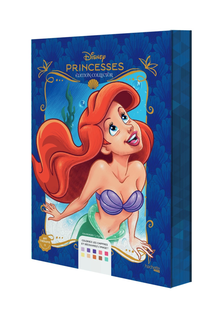 Coloriages mystères Disney Collector - Princesses - Jérémy Mariez - HACHETTE HEROES