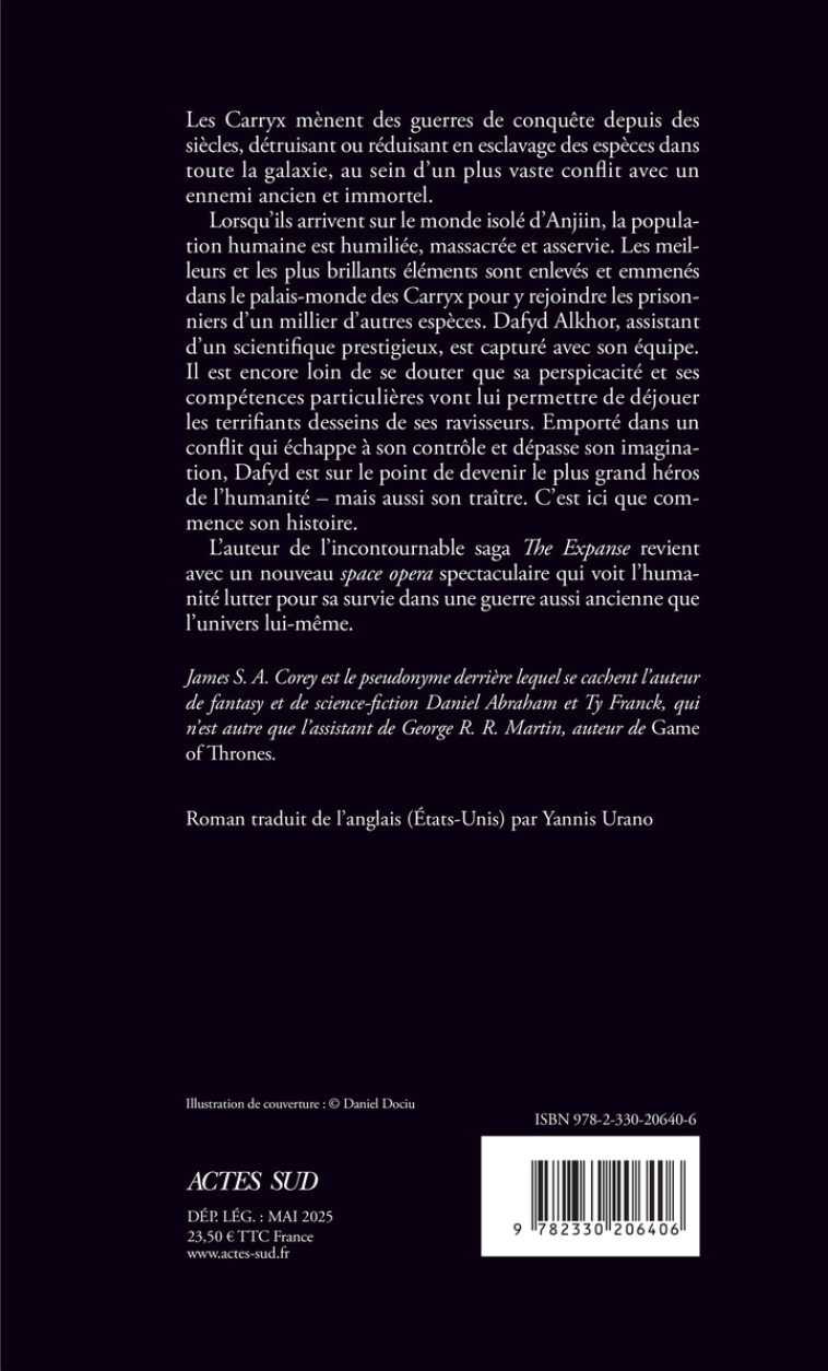 La clémence des dieux - James s. a. Corey, Yannis Urano - ACTES SUD