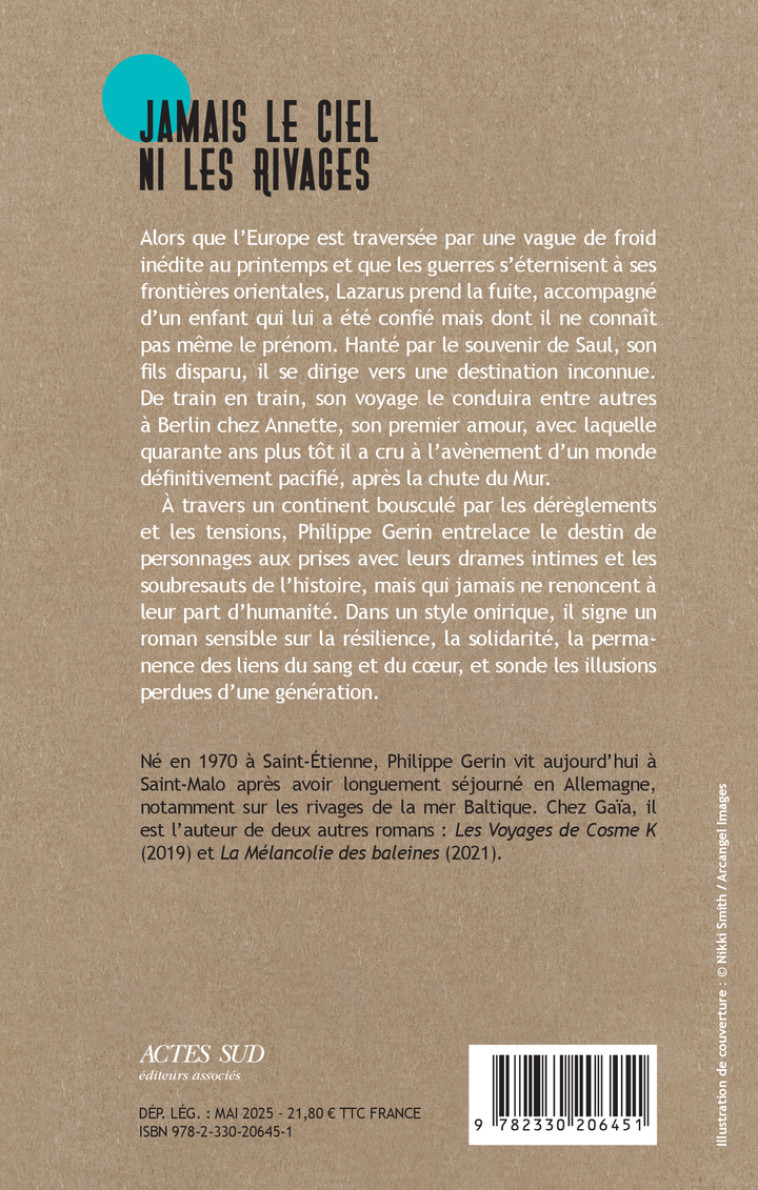 Jamais le ciel ni les rivages - Philippe Gerin - GAIA